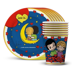 Набор для праздника ND Play Love is тарелка мал стакан по 6 шт