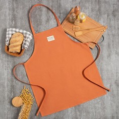 Этель Фартук Этель Kitchen 60х70 см, цв. оранжевый, 100% хл, саржа 220 г/м2