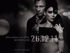 Постер к фильму "Девушка с татуировкой дракона" (The Girl with the Dragon Tattoo) A1 No Brand
