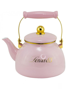 Чайник эмалированный Lenardi Коллекция "Miguel" 2,5л Розовый
