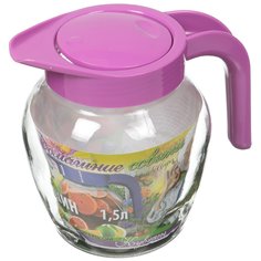 Кувшин 1,5л Фонарь с крышкой Индиго 544-1549 No Brand