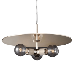 Люстра ImperiumLoft Rh Utilitaire Disk Triple Pendant Silver