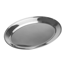 Поднос овальный, 30х24 см, нерж.сталь (PST-II-A30) Metal Craft