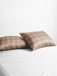 Наволочка Ночь Нежна "Тартан" (коричн.) 9849-2 Поплин 70х70 (1шт.)