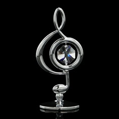 Сувенир «Скрипичный ключ», 3?3,6?7,8 см, с кристаллами Сваровски VS