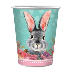Набор одноразовых бумажных стаканов ND Play Кролик Символ года 6 шт по 250 мл