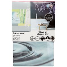 Штора для ванн 180х180 см, полиэстер, Бамбук, Y3-807 Shower Curtain