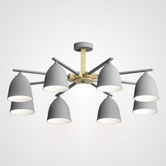 Потолочная люстра ImperiumLoft NOA 8 Gray