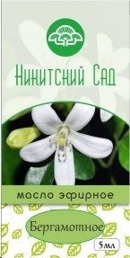 Эфирное масло Бергамотное Никитский Ботанический Сад, 5 мл