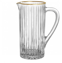 Кувшин для сока 1,2 л, Bohemia Design, Таймлесс, Отводка золото, матовая, 307675