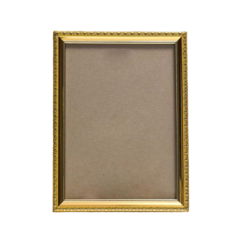 Фоторамка пластик 15x21см, 900 золото (пластиковый экран) No Brand