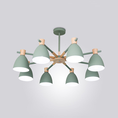 Потолочная люстра ImperiumLoft FOLKE 8 Green