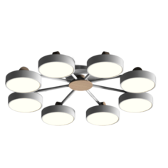 Потолочная люстра ImperiumLoft Move 8 Gray