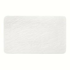 Тарелка 28 х 17 см White Manufacture Rock Blanc Виллерой Бош Villeroy & Boch