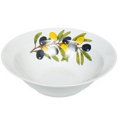 Миска фарфор, круглая, 0.5 л, Оливки, Дулевский фарфор, 068832/090292