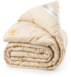 Одеяло Эльф Cotton евро 200x215 см, Зимнее, с наполнителем Верблюжья шерсть