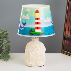 RISALUX Настольная лампа "Морское побережье" Е14 15Вт 20х20х32,5 см