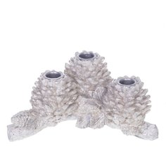 Подсвечник Шишки, L22 W12,5 H11 см KSM-743990 Remeco Collection