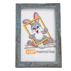Фоторамка пластик 10х15 см 1451 серебро Keep Memories