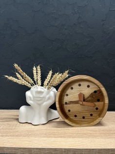 Настольные интерьерные деревянные часы Area Time PlatoS