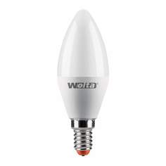 Лампа светодиодная WOLTA, E14, 7,5W, 6500K, "Свеча", арт. 681445 - (10 шт.)