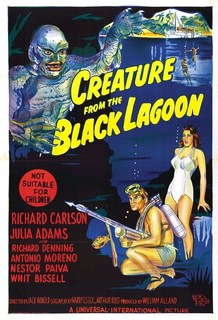 Постер к фильму "Создание из Чёрной лагуны" (Creature from the Black Lagoon) A3 No Brand