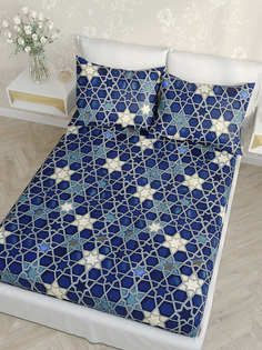 Простынь Сказка Мозаика 240х215 см евро