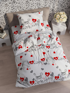 Пододеяльник Сказка Lovecats 2-спальный 175х215 см