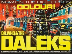 Постер к фильму "Доктор Кто и Далеки" (Dr. Who and the Daleks) Оригинальный 76,2x101,6 см No Brand