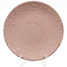 Тарелка обеденная керамика 27 см круглая Эдже Daniks
