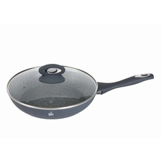 Сковорода с крышкой MercuryHaus MC-1721 Granite 22 см