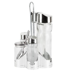 Набор для специй 5 пр (солонка, перечница, бутылки для масла, уксуса, банка для горчицы) 1 Nouvelle