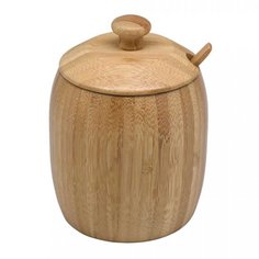 Банка д/специй бамбук, 10*13см №4, с ложкой, Катунь, КТ-БС-04 Katun