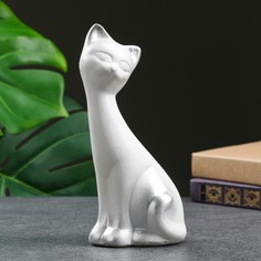 Фиугра "Кот мурзик белый" 19см Хорошие сувениры