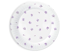 Одноразовые тарелки ND Play Сирень 302983, 180 мм, 6 шт.