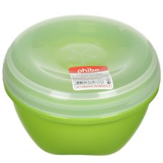 Контейнер пищевой пластик 0.75 л 9.3 см в ассортименте Бытпласт Phibo Eco Style 4311760