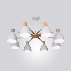 Потолочная люстра ImperiumLoft FOLKE 8 White