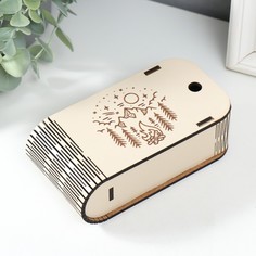 Шкатулка Горы 13х7х4 см No Brand
