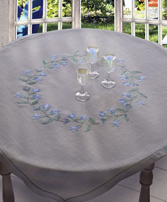 Набор для вышивания Anchor: скатерть "Bluebell Tablecloth" 91*91см, MEZ Венгрия,, арт.9240