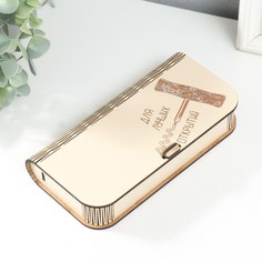 Шкатулка Для лучших открытий 17х8,5х3 см No Brand