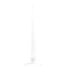 Подсвечник металл на 1 свечу "Квадрат", 3х7 см, белый Омский Свечной