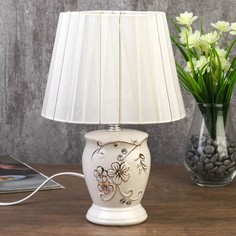 Лампа настольная 7555096TL/1 E14 40Вт белый 19,5х19,5х28,5 см Risalux