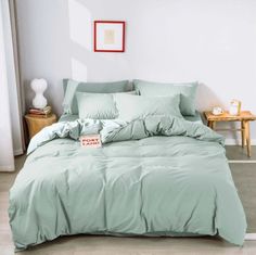 Комплект постельного белья Alanna Однотонный с вышивкой Евро Сатин