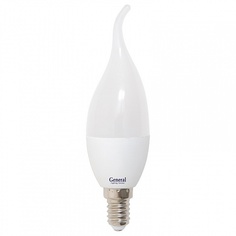 Лампа LED CWS 5W E14 4500 свеча на ветру General
