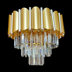 Люстра подвесная SL878/600 Crystal Gold Studio Led