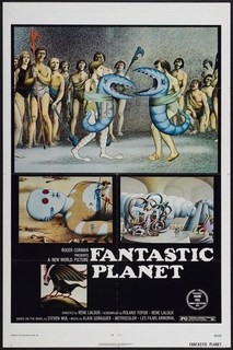 Постер к мультфильму "Дикая планета" (La planete sauvage) A3 No Brand