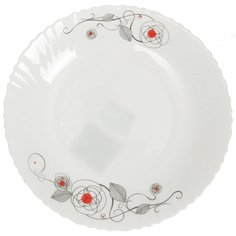 Тарелка обеденная керамика 24 см круглая Рапсодия Daniks LHP 95/327/237107