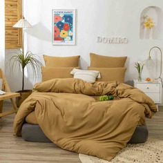 Постельное белье DOMIRO Colors комплект 1,5 спальный на молнии подарочный набор