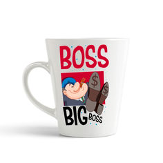 Конусная кружка CoolPodarok Прикол Босс биг босс Boss big boss