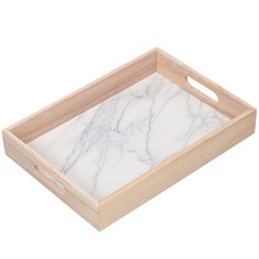 Поднос дерево, 32х23х5 см, прямоугольный, малый, Y4-2664 No Brand